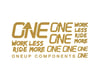 Related: OneUp Components Decal Kit (Gold)