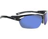 Image 1 for Optic Nerve Tach Sunglasses (Shiny Black/Grey) (Grey Blue Mirror Lens)