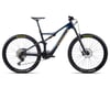 Orbea Rise M20 E-Mountain Bike (Gloss Blue Carbon/Matte Red Gold) (20mph) (S)