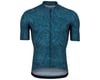 Image 1 for Pearl Izumi Men's Attack Short Sleeve Jersey (Ocean Blue Hatch Palm)