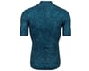 Image 2 for Pearl Izumi Men's Attack Short Sleeve Jersey (Ocean Blue Hatch Palm)