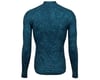 Image 2 for Pearl Izumi Men's Attack Long Sleeve Jersey (Ocean Blue Hatch Palm) (L)