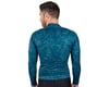 Image 3 for Pearl Izumi Men's Attack Long Sleeve Jersey (Ocean Blue Hatch Palm)
