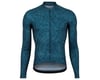 Image 1 for Pearl Izumi Men's Attack Long Sleeve Jersey (Ocean Blue Hatch Palm) (S)
