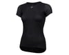 Image 1 for Pearl Izumi Women's Transfer Cycling Short Sleeve Base Layer (Black) (M)