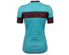 Image 2 for Pearl Izumi Women's Attack Short Sleeve Jersey (Mystic Blue/Cacao Floral)