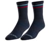 Pearl Izumi Merino Wool Tall Socks (Navy/Adobe Stripe) (XL)