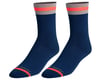 Pearl Izumi Flash Reflective Socks (Navy/Screaming Red) (XL)