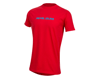 Image 1 for Pearl Izumi Organic Cotton T-Shirt (Linear Logo Red)