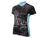 Image 1 for Primal Wear Women's Flocka Short Sleeve Jersey (Black/Blue) (Xxlarge)