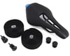 Image 1 for Pro Stealth Dark Edition Saddle Combipack w/ Tape & Alloy Endplugs (Black) (Steel Rails) (142mm)