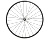 Image 2 for Quality Wheels Value Double Wall Disc/Rim Brake Front Wheel (Black) (12 x 100mm) (700c)