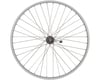 Image 4 for Quality Wheels Single Wall Coaster Brake Rear Wheel (Silver) (3-Prong Cog) (3/8" x 124mm) (26" / 559 ISO)