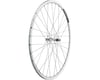 Image 2 for Quality Wheels Value Double Wall Series Track Front Wheel (Silver) (9 x 100mm) (700c)