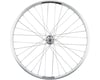 Image 3 for Quality Wheels Value Double Wall Series Track Front Wheel (Silver) (9 x 100mm) (700c / 622 ISO)