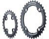 Image 1 for Race Face Turbine 11 Speed Chainrings (Black) (2 x 11 Speed) (64/104mm BCD) (Inner & Outer) (34/24T)