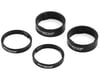 Image 1 for Reverse Components Ultralight Headset Spacer Set (Black) (4)