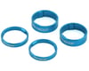 Image 1 for Reverse Components Ultralight Headset Spacer Set (Light Blue) (4)