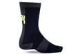 Image 2 for Ride Concepts Mullet Merino Wool Socks (Blue/Lime) (M)