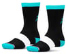 Image 1 for Ride Concepts Youth Ride Every Day Socks (Black/Aqua)
