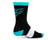 Image 2 for Ride Concepts Youth Ride Every Day Socks (Black/Aqua) (Universal Youth)