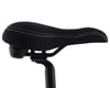 Image 2 for Serfas E-Gel Hybrid Saddle (Black) (Steel Rails) (Lycra Cover)