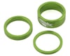 Image 1 for Spank Headset Spacer Kit (Green) (1-1/8") (3/6/12mm)