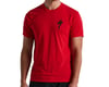 Specialized Men's Logo Tee (Flo Red) (M)