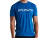 Specialized Men's Wordmark T-Shirt (Cobalt) (M)