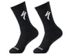 Image 1 for Specialized Soft Air Road Tall Socks (Black/White) (S)