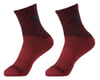 Specialized Soft Air Road Mid Socks (Crimson/Black Stripe) (M)