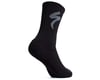 Image 2 for Specialized Merino Midweight Tall Logo Socks (Black) (M)