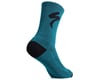 Image 2 for Specialized Merino Midweight Tall Logo Socks (Tropical Teal)