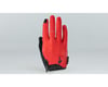 Specialized Body Geometry Dual-Gel Long Finger Gloves (Red) (L)