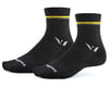 Swiftwick Pursuit Four Ultralight Socks (Retro Stripe/Charcoal) (M)