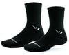 Swiftwick Pursuit Hike Six Medium-Weight Socks (Black) (M)