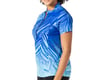Image 3 for Terry Women's Actif 1/4 Zip Short Sleeve Jersey (Blue Palm)