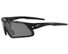 Image 1 for Tifosi Davos Sunglasses (Matte Black) (Smoke, AC Red & Clear Lenses)