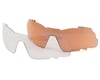 Image 2 for Tifosi Davos Sunglasses (Race Neon) (Smoke, AC Red & Clear Lenses)