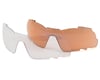 Image 2 for Tifosi Davos Sunglasses (White/Black) (Smoke, AC Red & Clear Lenses)