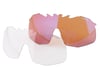 Image 2 for Tifosi Sledge Lite Sunglasses (Matte White) (Smoke/AC Red/Clear Lenses)