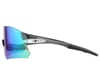 Image 2 for Tifosi Rail Sunglasses (Crystal Smoke) (Clarion Green/AC Red/Clear Lenses)