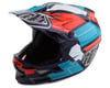 Image 1 for Troy Lee Designs D3 Fiberlite Full Face Helmet (Vertigo Blue/Red) (M)