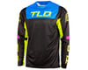 Troy Lee Designs Sprint Long Sleeve Jersey (Fractura Black/Yellow) (S)