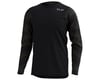 Image 1 for Troy Lee Designs Skyline Long Sleeve Chill Jersey (Hide Out Black) (M)