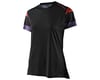 Image 1 for Troy Lee Designs Womens Lilium Short Sleeve Jersey (Rugby Black) (M)