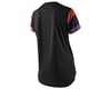 Image 2 for Troy Lee Designs Womens Lilium Short Sleeve Jersey (Rugby Black) (L)