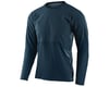 Image 1 for Troy Lee Designs Drift Long Sleeve Jersey (Solid Light Marine)