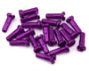 Image 1 for USA Brand 14g Alloy Nipples (Purple) (Bag of 20)