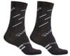 VeloToze Active Compression Cycling Socks (Black/Grey) (L/XL)
